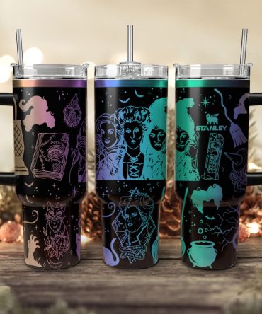 Hocus Pocus Movies Custom Stanley Quencher 40oz Stainless Steel Tumbler With Handle