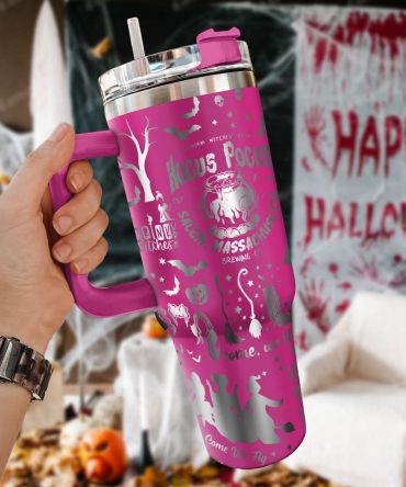 Hocus Pocus Movies Custom Stanley Quencher 40oz Stainless Steel Tumbler With Handle