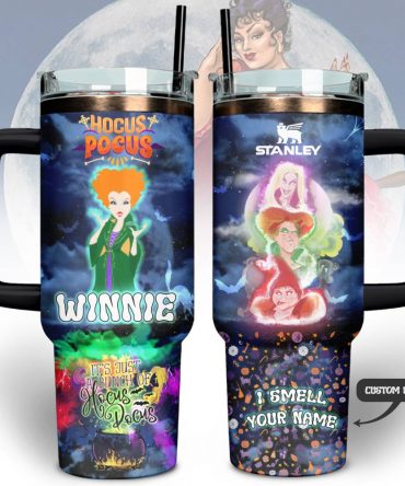 Hocus Pocus x Halloween Custom Stanley Cup 40 oz 30 oz Tumbler With Handle