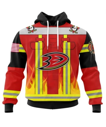 Hoodie Anaheim Ducks Honnor Firefighter Uniform V0622 QTNHL080524A3772HD