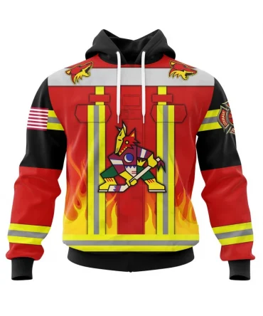 Hoodie Arizona Coyotes Honnor Firefighter Uniform V0622 QTNHL080524A3771HD
