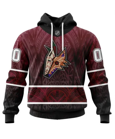 Hoodie Arizona Coyotes, Specialized Native With Samoa Culture V0222 QTNHL080524A3819HD