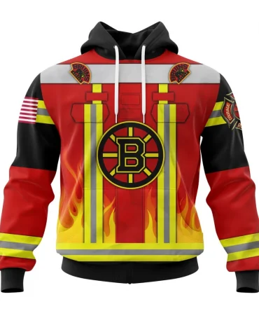 Hoodie Boston Bruins Honnor Firefighter Uniform V0622 QTNHL080524A3770HD