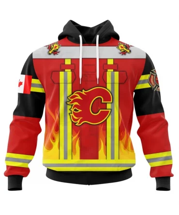 Hoodie Calgary Flames Honnor Firefighter Uniform V0622 QTNHL080524A3769HD