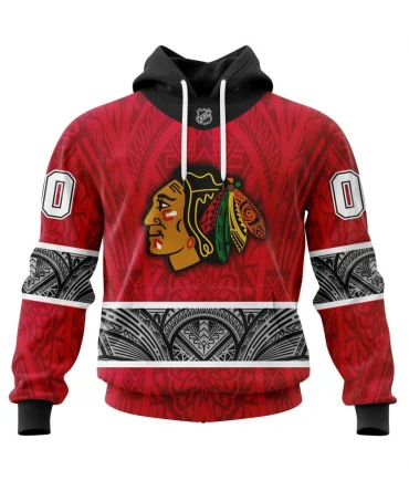 Hoodie Chicago Blackhawks, Specialized Native With Samoa Culture V0222 QTNHL080524A3832HD
