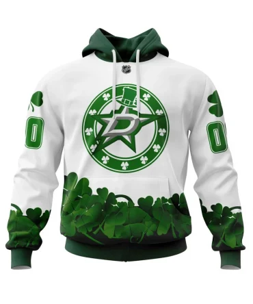 Hoodie Dallas Stars, Happy St.Patrick Days Jersey V0522 QTNHL080524A3879HD