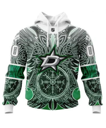 Hoodie Dallas Stars , Specialized Norse Viking Symbols St2201 QTNHL080524A3860HD