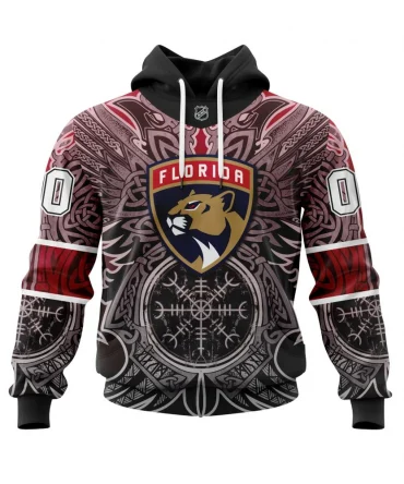 Hoodie Florida Panthers , Specialized Norse Viking Symbols St2201 QTNHL080524A3908HD