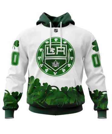Hoodie Los Angeles Kings, Happy St.Patrick Days Jersey V0522 QTNHL080524A3930HD