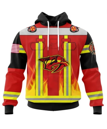 Hoodie Nashville Predators Honnor Firefighter Uniform V0622 QTNHL080524A3753HD