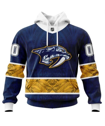 Hoodie Nashville Predators, Specialized Native With Samoa Culture V0222 QTNHL080524A3870HD