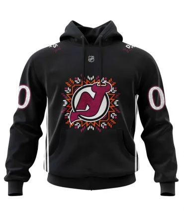 Hoodie New Jersey Devils Hispanic Heritage, Personalized Name &amp; Number QTNHL080524A3850HD