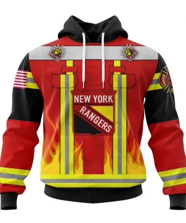 Hoodie New York Rangers Honnor Firefighter Uniform V0622 QTNHL080524A3750HD