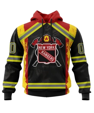 Hoodie New York Rangers, Honnor Firefighter V0322 QTNHL080524A3892HD