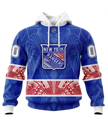 Hoodie New York Rangers, Specialized Native With Samoa Culture V0222 QTNHL080524A3890HD