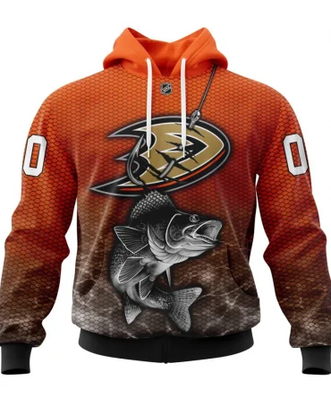 Hoodie NHL Anaheim Ducks, Specialized Fishing Style St2201 QTNHL080524A4006HD