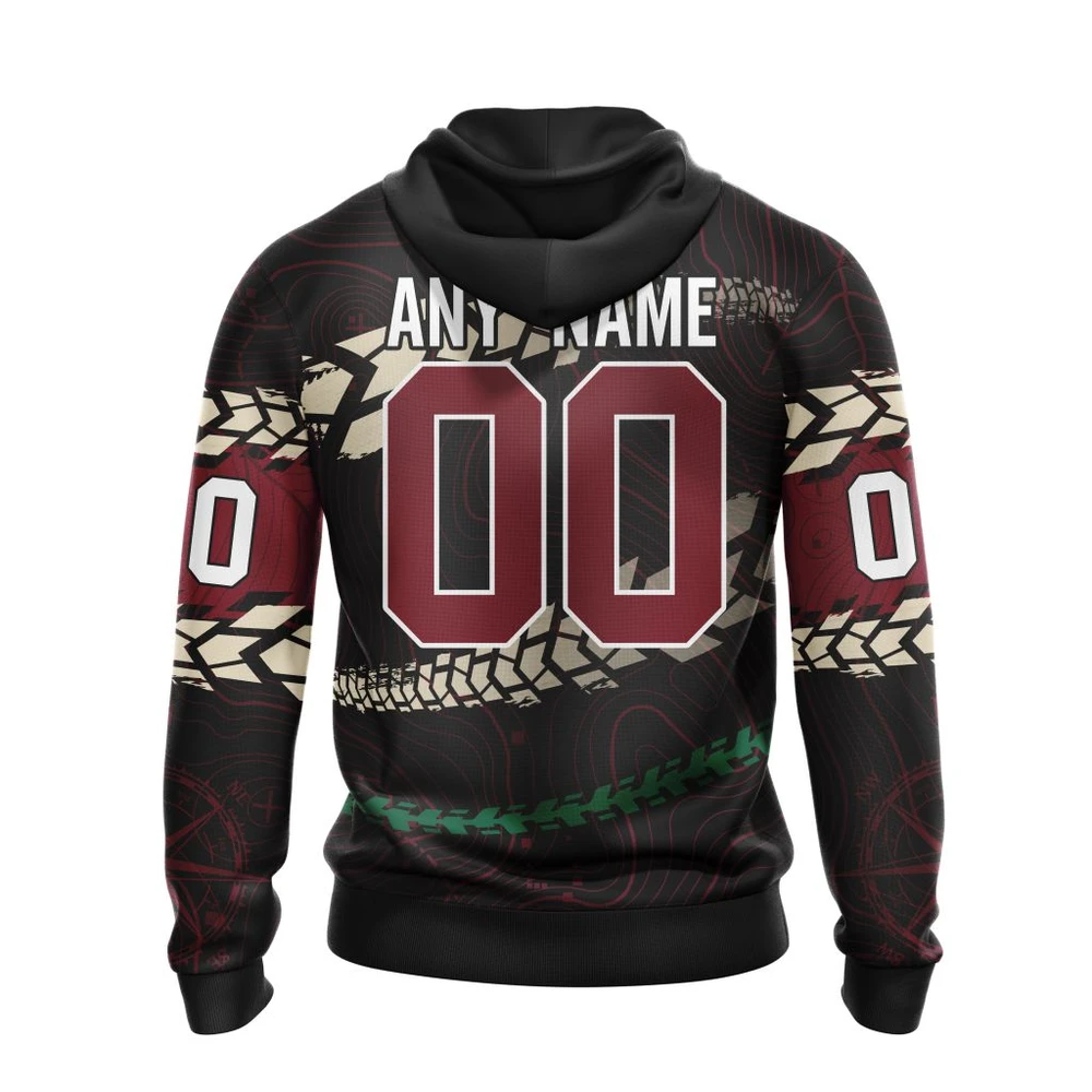 Hoodie NHL Arizona Coyotes, Specialized Off Road Style St2201 QTNHL080524A4029HD - Image 2