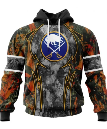 Hoodie NHL Buffalo Sabres, Specialized Design Wih Camo Concepts For Hungting In Forest QTNHL080524A3661HD