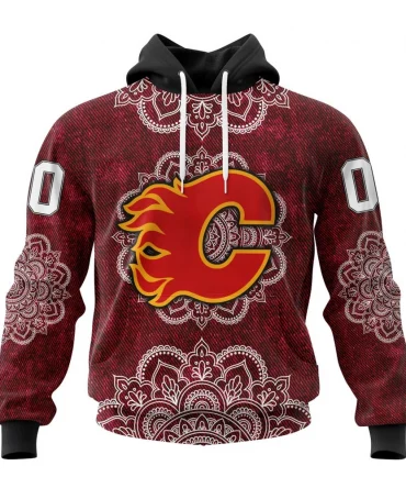 Hoodie NHL Calgary Flames, Specialized Mandala Style St2201 QTNHL080524A4064HD