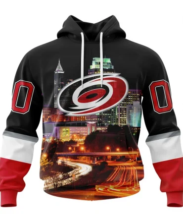 Hoodie NHL Carolina Hurricanes Special Design With Downtown Skyline St2301 QTNHL080524A4072HD