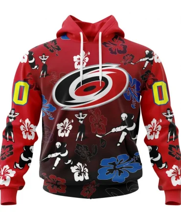 Hoodie NHL Carolina Hurricanes X Hawaii Specialized Design For Hawaiia V0122 QTNHL080524A3792HD