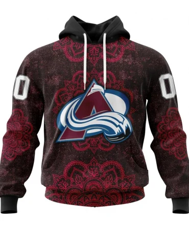 Hoodie NHL Colorado Avalanche, Specialized Mandala Style St2201 QTNHL080524A4061HD