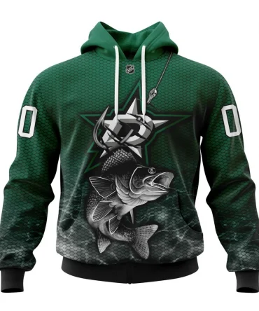 Hoodie NHL Dallas Stars, Specialized Fishing Style St2201 QTNHL080524A3999HD