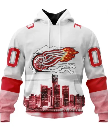 Hoodie NHL Detroit Red Wings Special Motor City Design St2301 QTNHL080524A4074HD