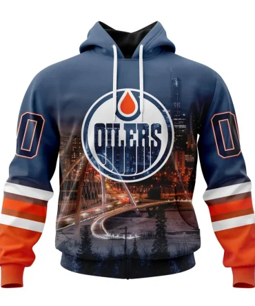 Hoodie NHL Edmonton Oilers Special Design With Walterdale Bridge St2301 QTNHL080524A4083HD