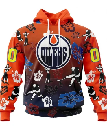 Hoodie NHL Edmonton Oilers X Hawaii Specialized Design For Hawaiia V0122 QTNHL080524A3783HD