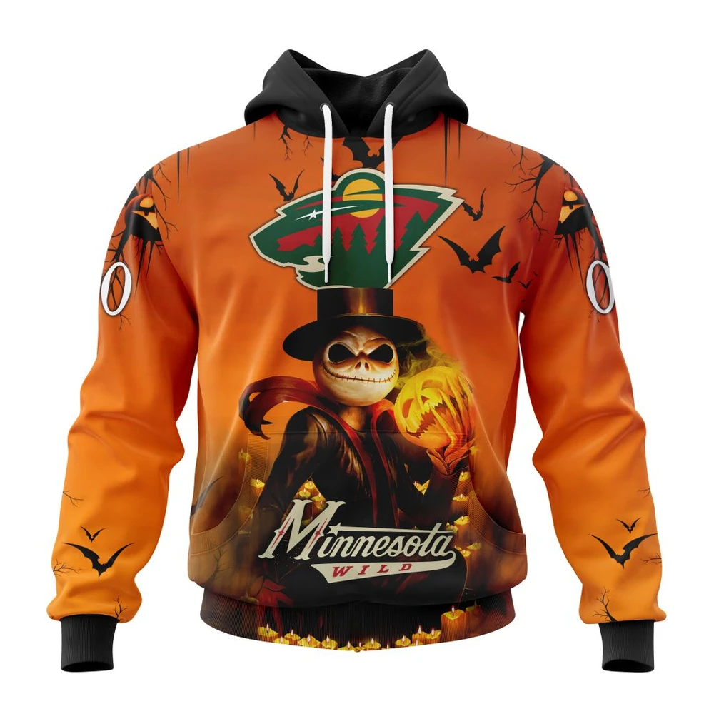 Hoodie NHL Minnesota Wild Special Halloween Concepts St2201 QTNHL080524A3670HD