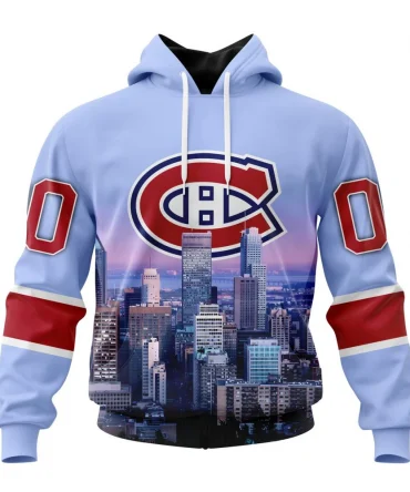 Hoodie NHL Montreal Canadiens Special Design With City Skyline St2301 QTNHL080524A4069HD