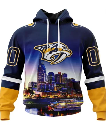 Hoodie NHL Nashville Predators Special Design With City Skyline St2301 QTNHL080524A4079HD