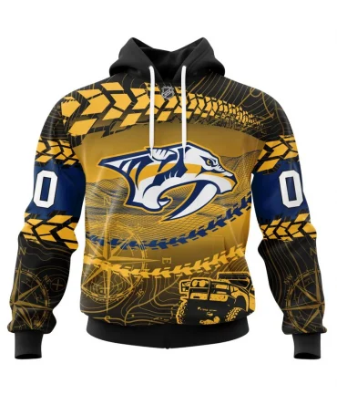 Hoodie NHL Nashville Predators, Specialized Off Road Style St2201 QTNHL080524A4014HD