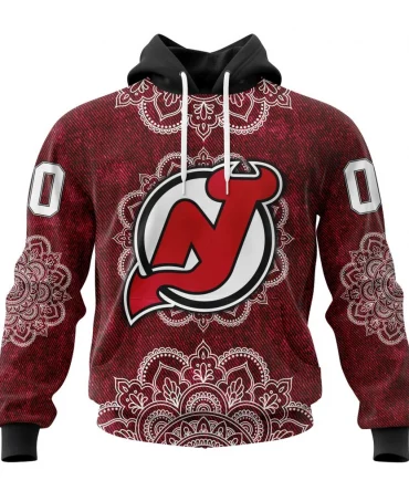 Hoodie NHL New Jersey Devils, Specialized Mandala Style St2201 QTNHL080524A4051HD