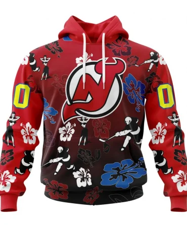 Hoodie NHL New Jersey Devils X Hawaii Specialized Design For Hawaiia V0122 QTNHL080524A3796HD