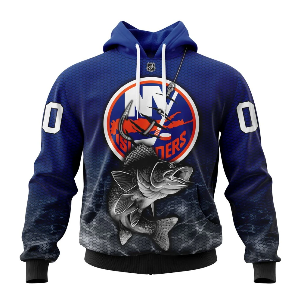 Hoodie NHL New York Islanders, Specialized Fishing Style St2201 QTNHL080524A3993HD