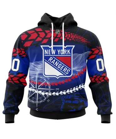 Hoodie NHL New York Rangers, Specialized Off Road Style St2201 QTNHL080524A4013HD