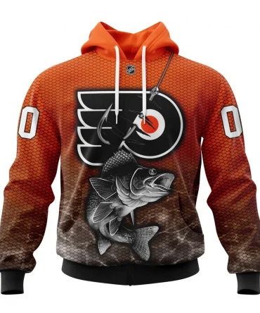 Hoodie NHL Philadelphia Flyers, Specialized Fishing Style St2201 QTNHL080524A3990HD