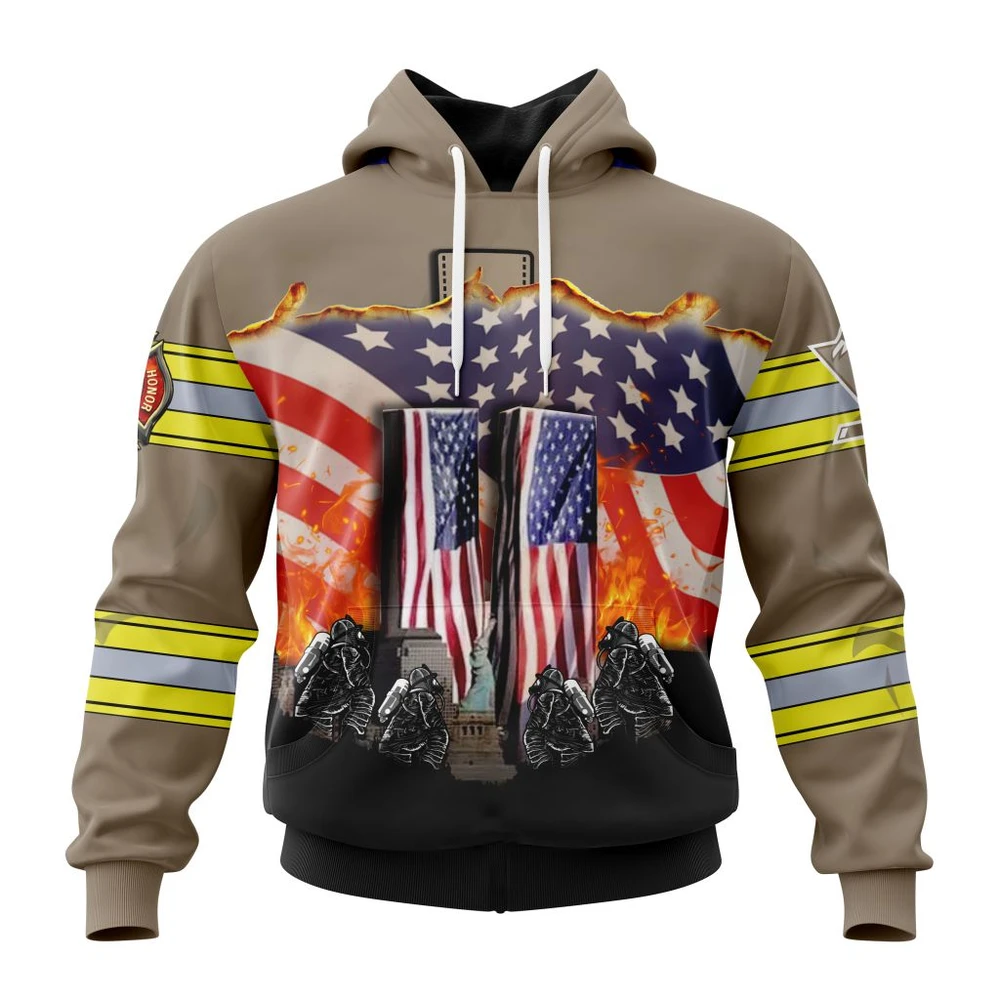 Hoodie NHL Pittsburgh Penguins, Specialized Concepts For Honor Patriot Day V0122 QTNHL080524A3700HD