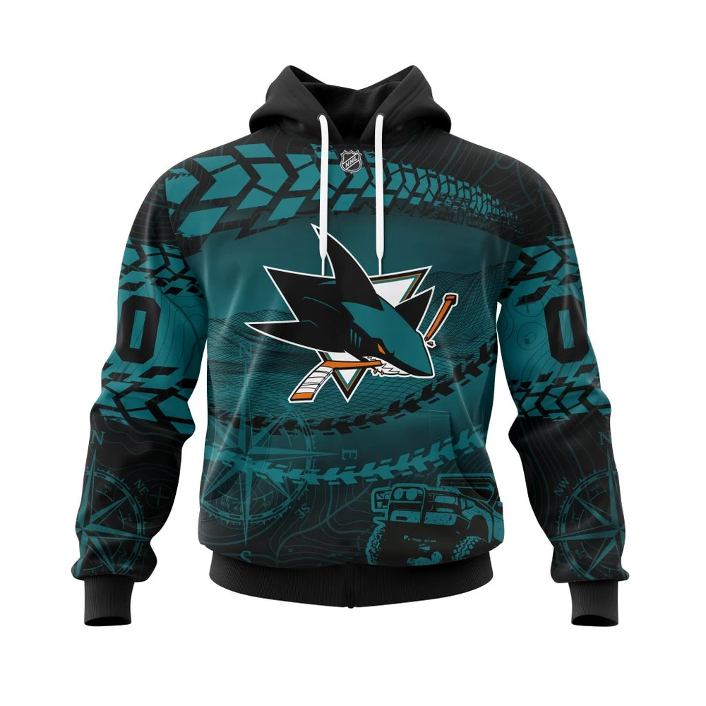 Hoodie NHL San Jose Sharks, Specialized Off Road Style St2201 QTNHL080524A4009HD