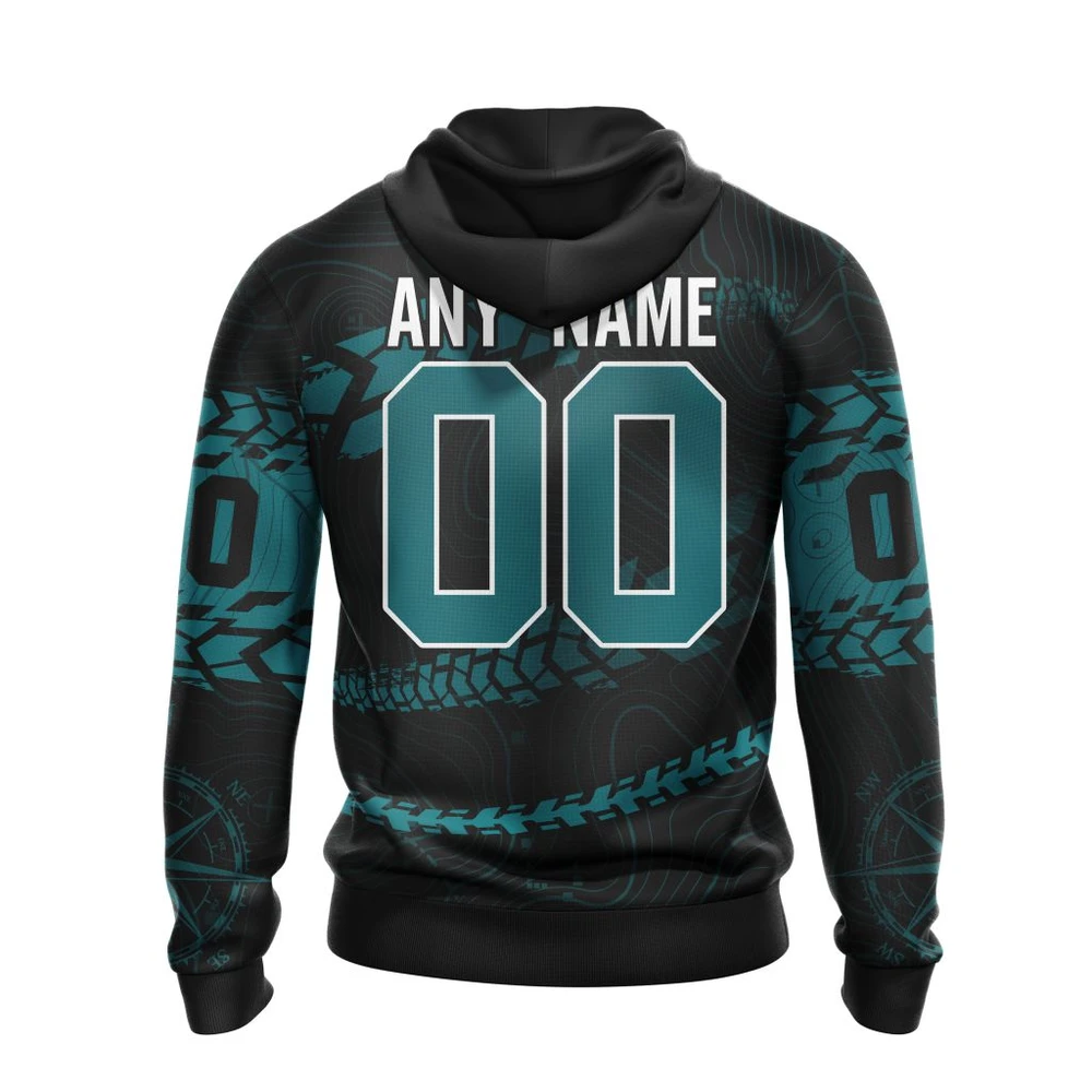 Hoodie NHL San Jose Sharks, Specialized Off Road Style St2201 QTNHL080524A4009HD - Image 2