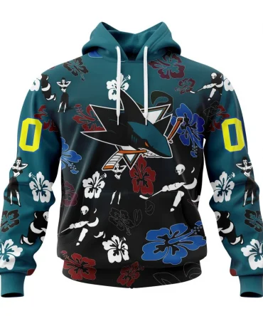 Hoodie NHL San Jose Sharks X Hawaii Specialized Design For Hawaiia V0122 QTNHL080524A3776HD