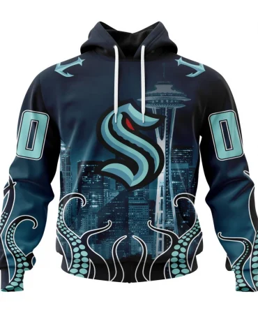 Hoodie NHL Seattle Kraken Special Design With Space Needle QTNHL080524A4068HD