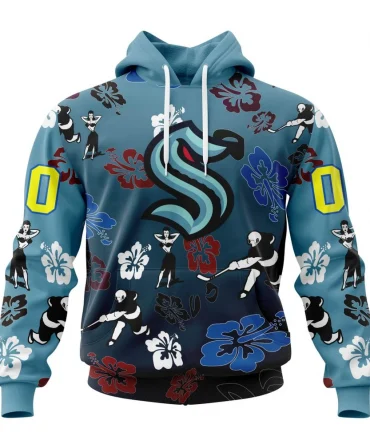 Hoodie NHL Seattle Kraken X Hawaii Specialized Design For Hawaiia V0122 QTNHL080524A3786HD