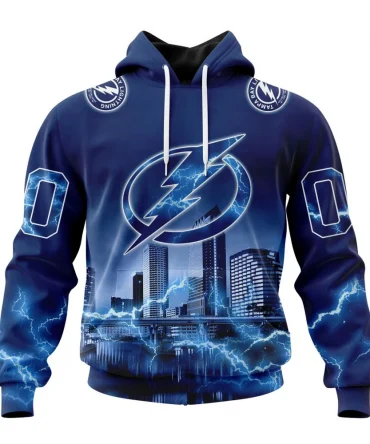 Hoodie NHL Tampa Bay Lightning Special Design With Thunderstorms St2301 QTNHL080524A4087HD