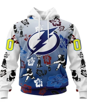 Hoodie NHL Tampa Bay Lightning X Hawaii Specialized Design For Hawaiia V0122 QTNHL080524A3784HD