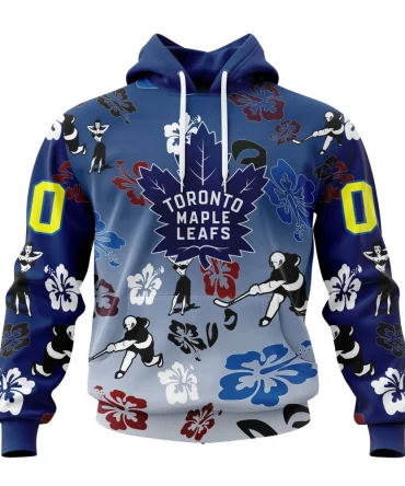 Hoodie NHL Toronto Maple Leafs X Hawaii Specialized Design For Hawaiia V0122 QTNHL080524A3785HD