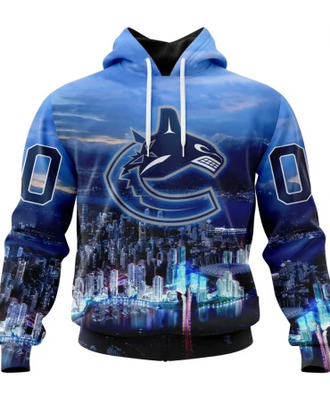 Hoodie NHL Vancouver Canucks Special Design With City Skyline St2301 QTNHL080524A4077HD