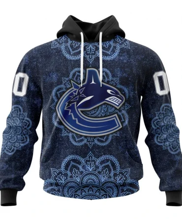 Hoodie NHL Vancouver Canucks, Specialized Mandala Style St2201 QTNHL080524A4041HD